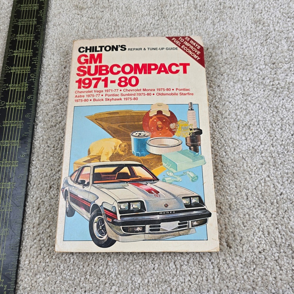 Chilton GM‎ Subcompact 1971-80 Repair Manual Vega Monza Sunbird 6935
